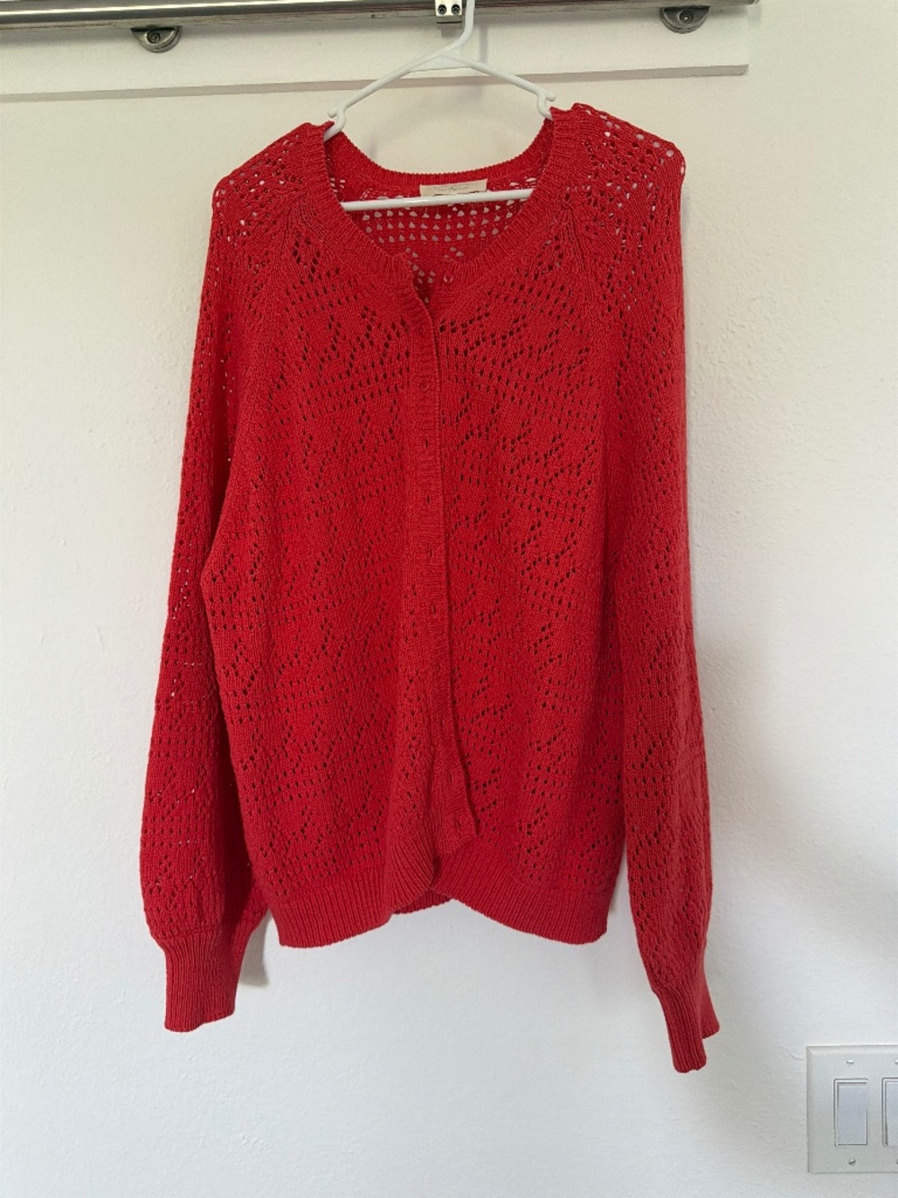 Sézane Capucine Cardigan Red